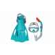 Bestway Spark Wave Mask Snorkel and Fins Set Teal Small