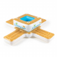 Bestway Island Sandbar Inflatable 2.46 x 2.46m