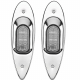 SeaSense 50023886 LED Teardrop Light Red Green