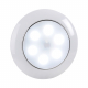 NARVA Saturn Dual Colour 12v LED Interior Lamp with Touch Switch - White Housing 75mm
