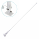 Trident Marine Removable VHF Antenna with Integrated Plug Base 1.1m White