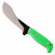 Svord 67L Curved Skinning Knife with Polypropylene Handle Green 14.6cm