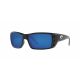 Costa Permit 580G Polarised Sunglasses Matte Black Blue Mirror