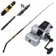 PENN Fathom 80 Wireless Ocean Assassin II Deep Drop Electric Game Combo 6ft PE 8-10 2pc