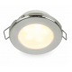 Hella Marine EuroLED 75 Down Light with Spring Clip Warm White - Polished Stainless Steel Rim 12v