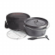 Campfire 4-Piece Cast Iron Camp Oven Cook Set 8.5L