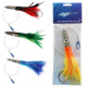 H2O Pro Mean Machine Abalone Feather Albacore Tuna Lure 17cm - Rigged