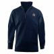 Swanndri Mens Mariner Wool Zip Neck Jersey Navy