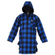 Swanndri Original Wool Mens Lace Front Bush Shirt Blue Black