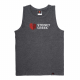Stoney Creek Mens BBQ Singlet Charcoal Marle
