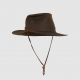 Styx Mill Oilskin Brown Wide Brimmed Hat