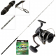 Daiwa 8000 BGMQ TiCA Tuna Star Stickbait Popper Spin Combo with Braid 8ft 50lb 2pc