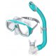 Pro-Dive Easy Vision Kids Dive Mask and Snorkel Set with Safety Whistle Turquoise