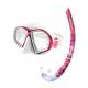 Pro-Dive Adult Dive Mask and Snorkel Set Pink Coral