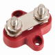 Twin M8 Power Distribution Posts with Bridge Plate