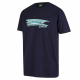Ridgeline Waterline Marlin Mens T-Shirt Navy