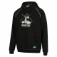 Ridgeline Contrast Stitch 300gsm Fleece Hoodie Black