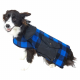 Swanndri Classic Wool Dog Coat Blue/Black Check