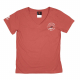 Stoney Creek Summers Back V-Neck Womens T-Shirt Slate Rose