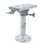 Eastsun Aluminium Fixed Boat Seat Pedestal with Manual Slider 18in