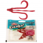Berkley Gulp! Slider Jig Trailer Soft Bait 10cm Qty 6 Red