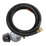 Gasmate 2.0kg QCC LPG Regulator with Hose 1.5m