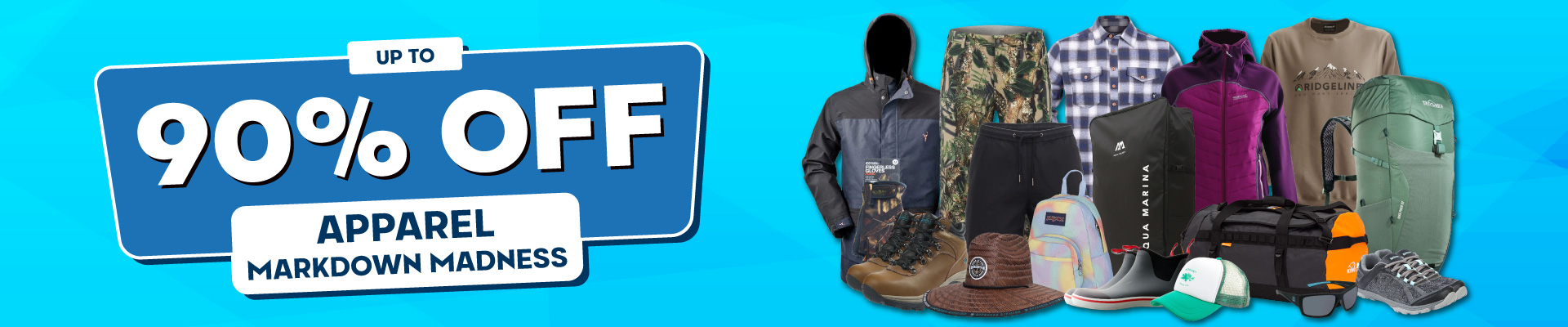 Apparel Markdown Madness Banner
