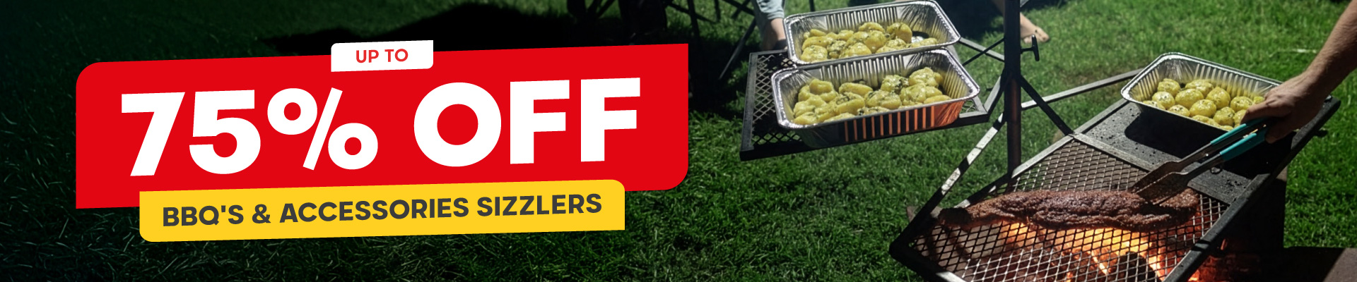 BBQs & Accessories Sizzlers Banner