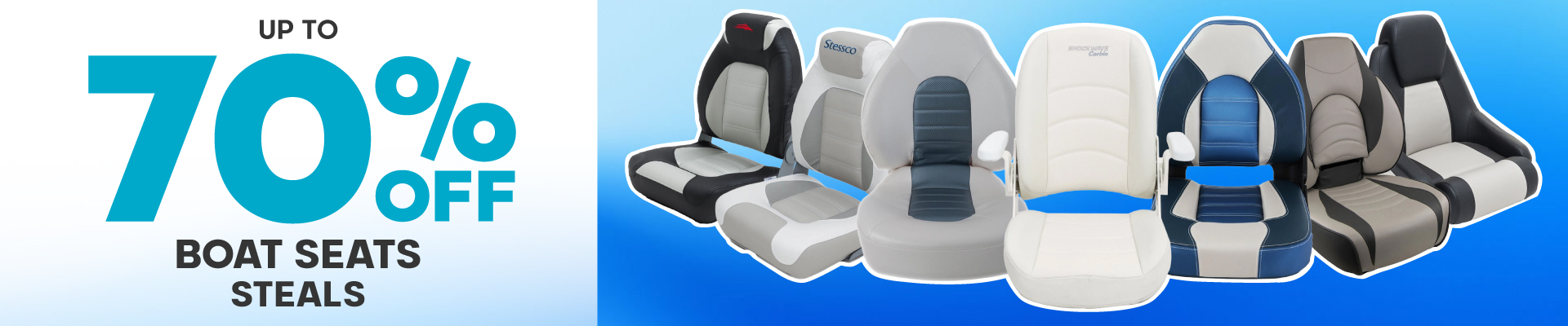 Boat Seats Steals Banner