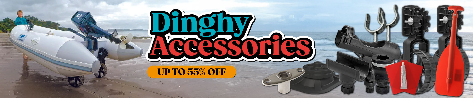 Dinghy Accessories Banner