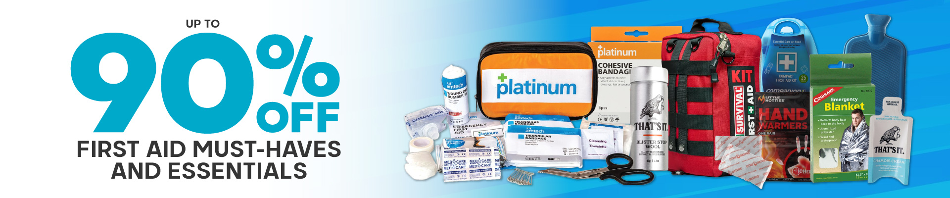First Aid Must-Haves & Essentials Banner