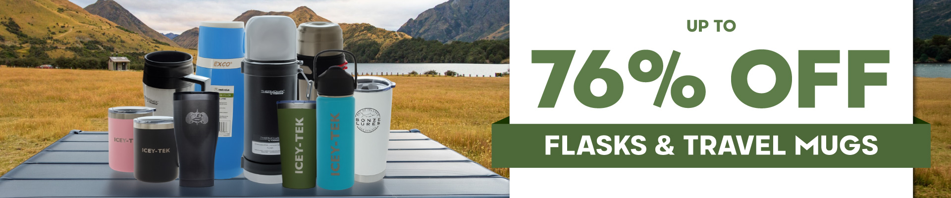 Flasks & Travel Mugs Banner