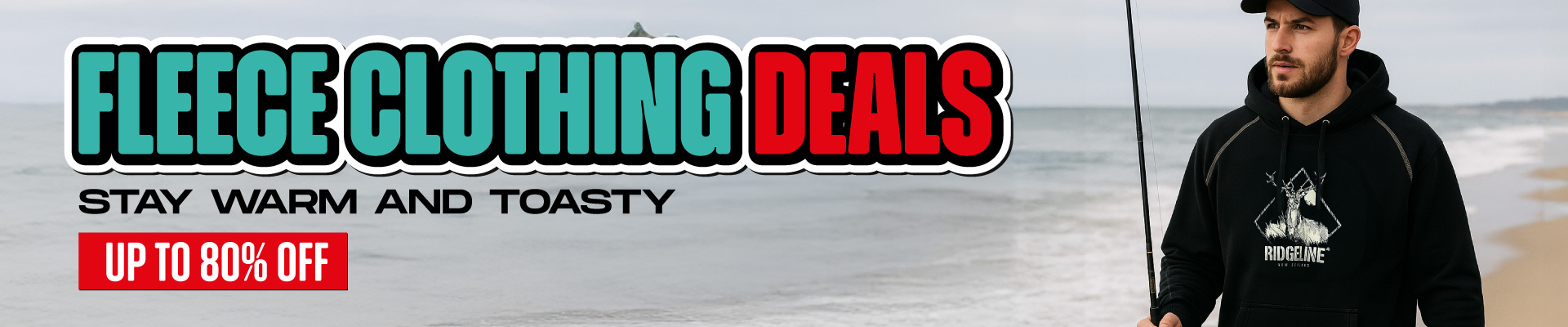 Fleece Clothing Deals Banner