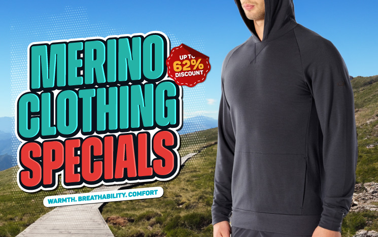 Merino Clothing Specials Banner