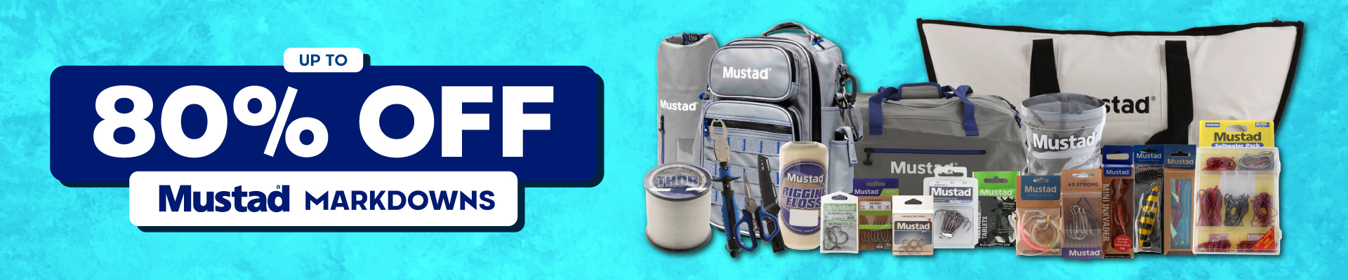 Mustad Markdowns Banner