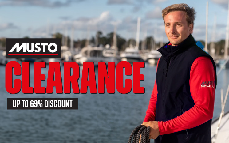 Musto Clearance Sale Banner