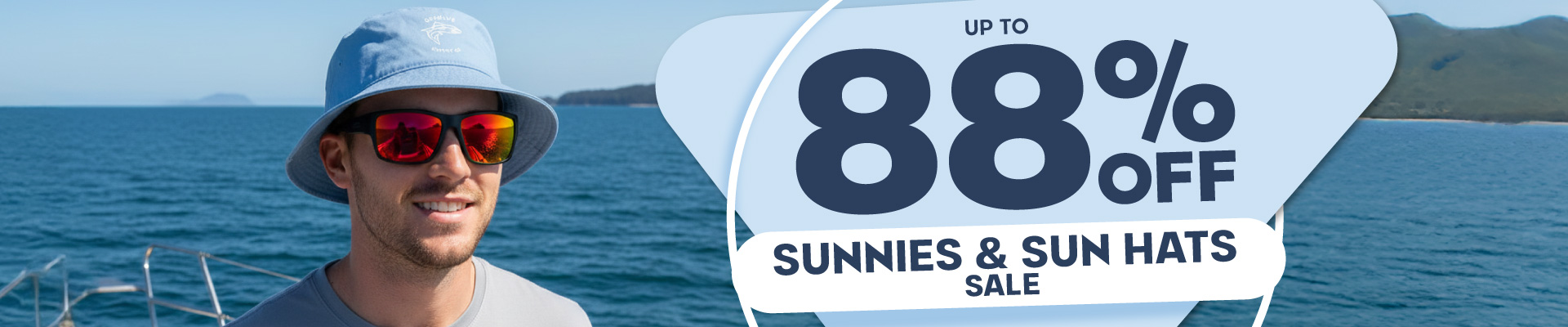 Sunnies & Sun Hats Sale Banner
