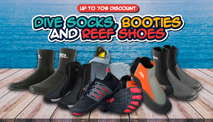 Dive Socks, Booties & Reef Shoes Banner