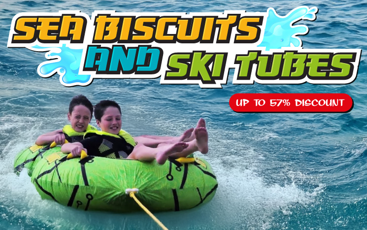 Sea Biscuits and Ski Tubes Banner