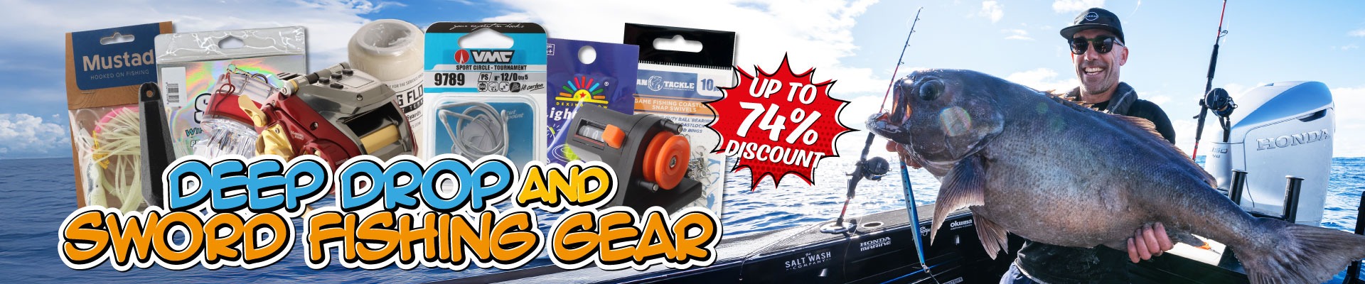 Deep Drop and Sword Fishing Gear  Banner