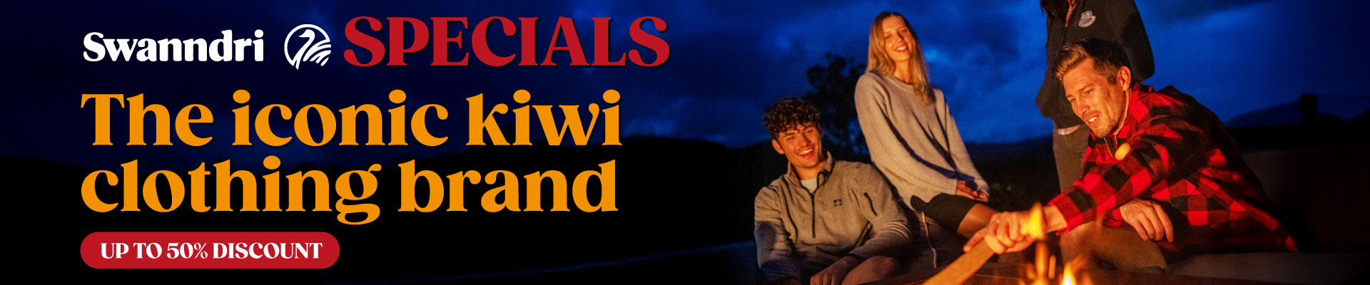 Swanndri Specials Banner