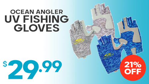 Ocean Angler UV Fishing Gloves