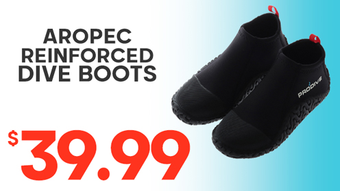 Aropec Low Cut Reinforced Dive Boots 3mm