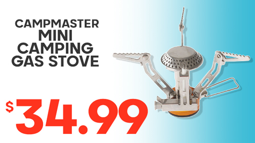 Campmaster Backpackers Mini Piezo Camping Gas Stove