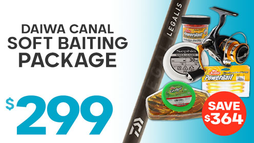 Daiwa Revros Legalis Canal Soft Baiting Package 8ft 6in 2-5kg 2pc