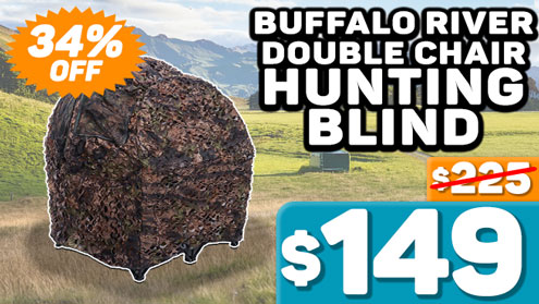 Buffalo River Double Chair Hunting Blind