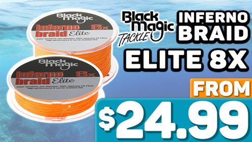 Black Magic Inferno Braid Elite 8x Hi-Viz Orange