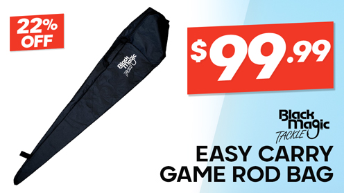 Black Magic Easy Carry Game Rod Bag