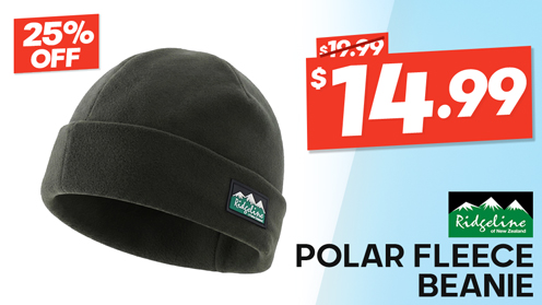 Ridgeline Polar Fleece Adult Beanie Olive