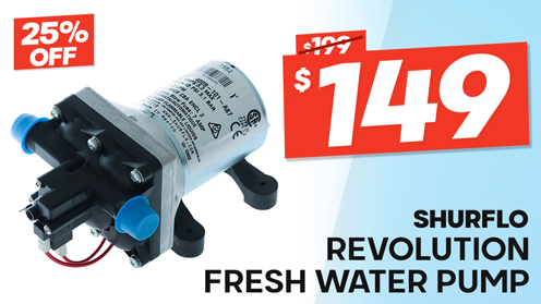Shurflo Revolution 4009 Fresh Water Pump 12V 11LPM